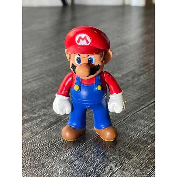 Super Mario Brothers Action Figure Poseable Collectible JAKKS 2 1/2" Nintendo - Picture 1 of 6